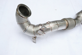 DownPipe inox décata/cata sport Golf 7R Audi S3 8v GTI clubsport/TCR